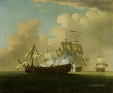 海戦 Painting - ピーター・モナミー 海戦中のプリンセサ